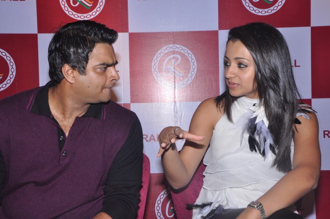 Trisha And Madhavan At Opening Of  Ramee Mall