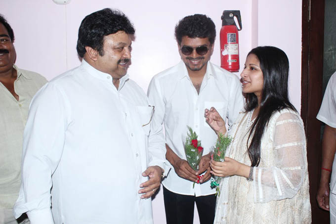 Actor Vijay at Appa Family Restaurant Opening