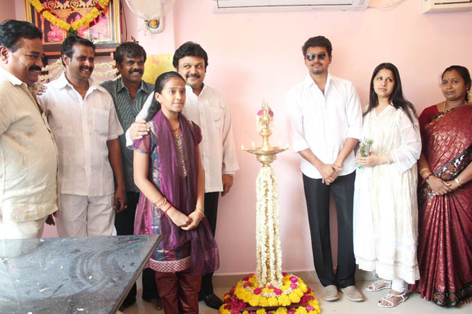 Actor Vijay at Appa Family Restaurant Opening