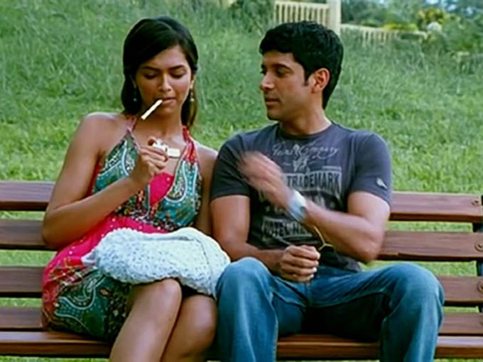 Female Actress Smoking Cigarettes