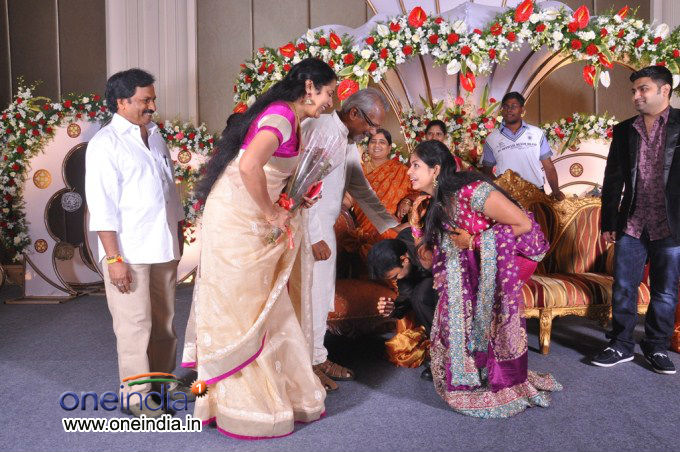 Director Jyothi Krishna and Aishwarya Wedding Reception