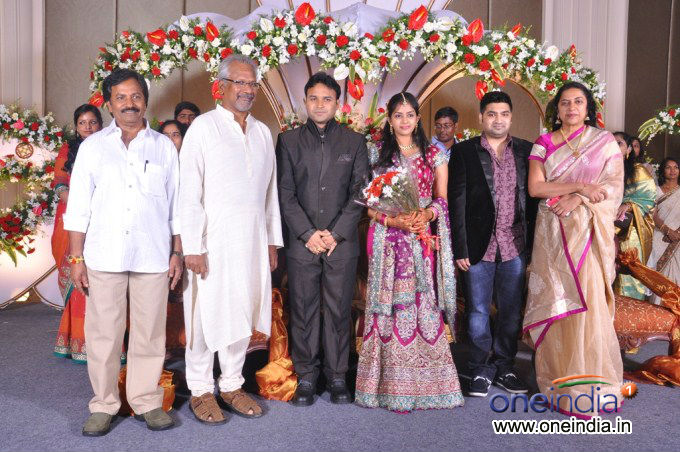 Director Jyothi Krishna and Aishwarya Wedding Reception