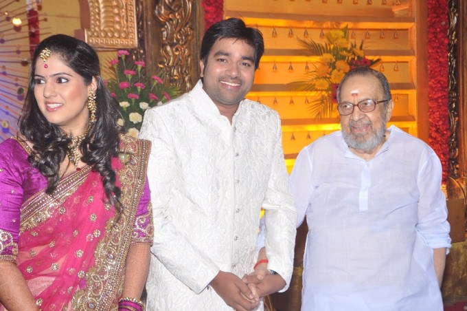 Mirchi Shiva and Priya Wedding Reception