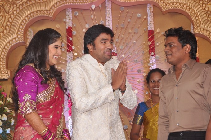 Mirchi Shiva and Priya Wedding Reception