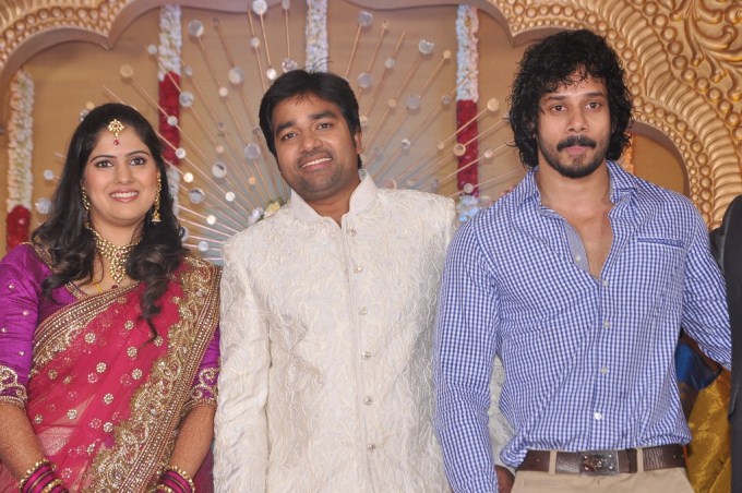 Mirchi Shiva and Priya Wedding Reception