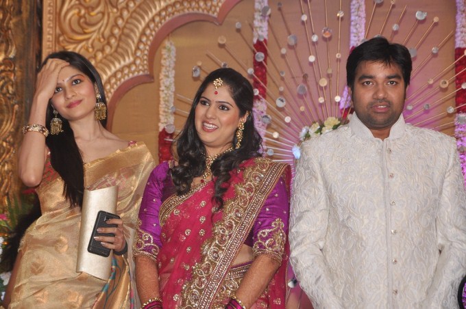 Mirchi Shiva and Priya Wedding Reception