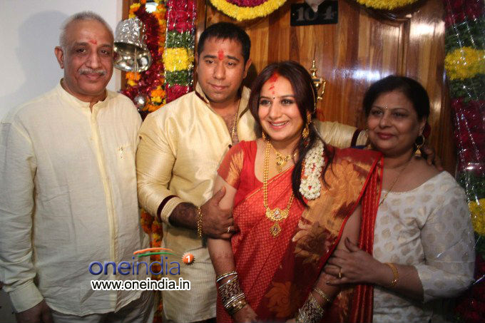 Pooja Gandhi and Anand Gowda Engagement