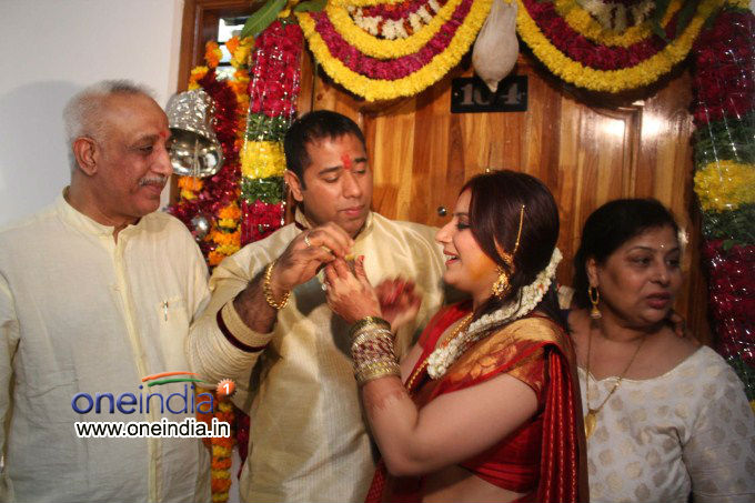 Pooja Gandhi and Anand Gowda Engagement
