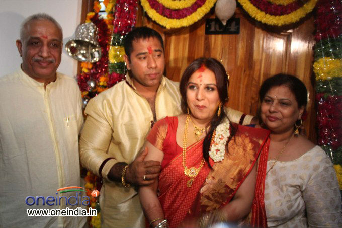 Pooja Gandhi and Anand Gowda Engagement