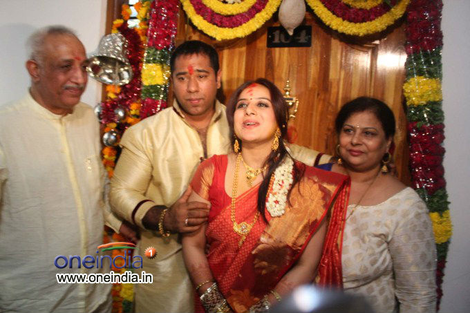 Pooja Gandhi and Anand Gowda Engagement