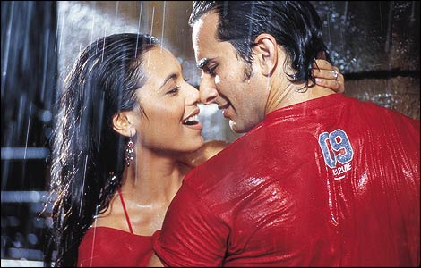 Romantic Moments in the Rain