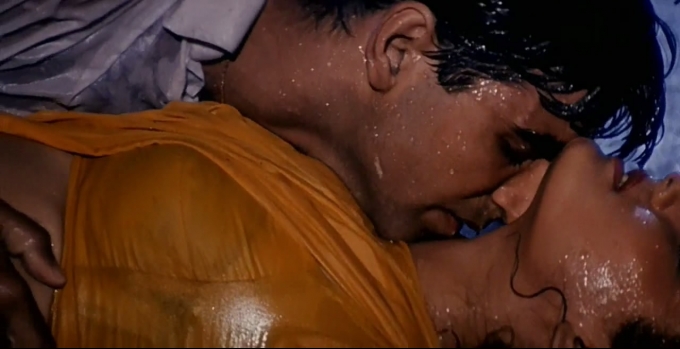 Romantic Moments in the Rain