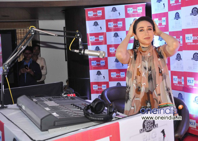 Karisma Kapoor At Big FM Studios