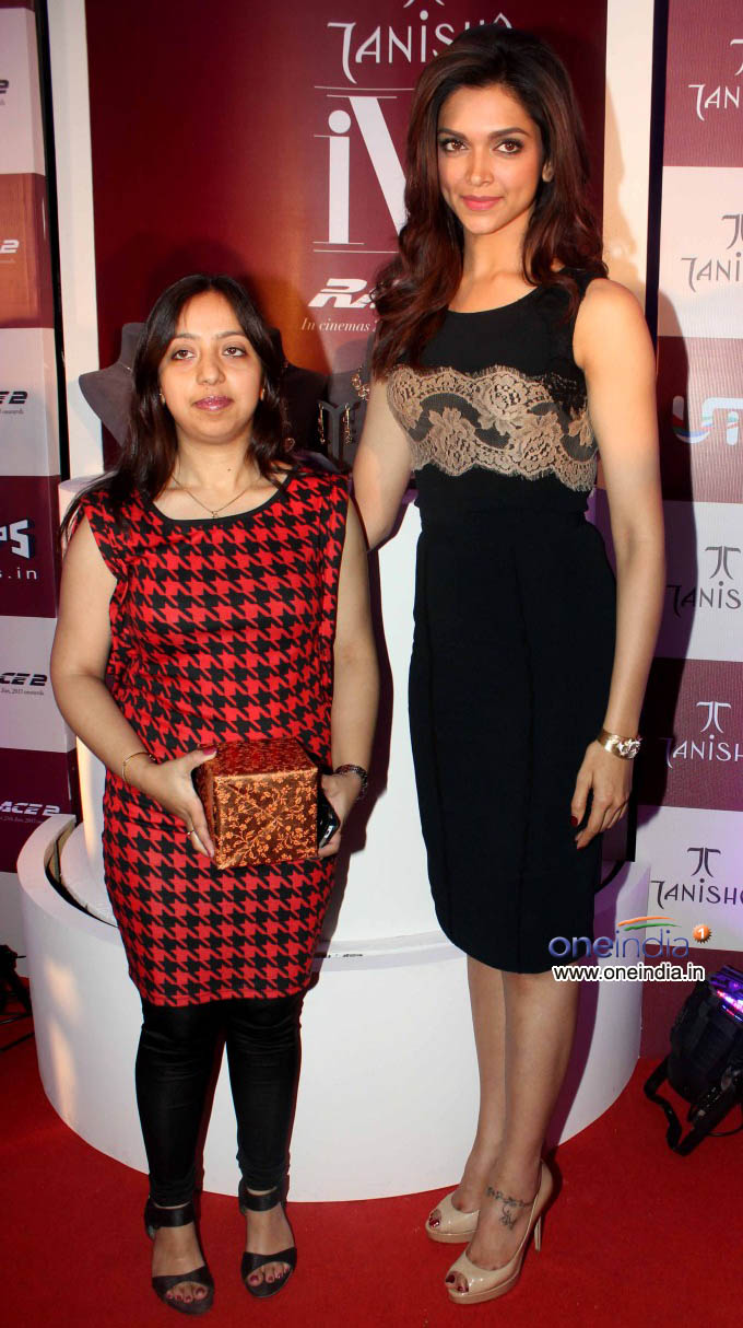 Deepika Launches Tanishq's IVA-Race 2 Jewellery Collections