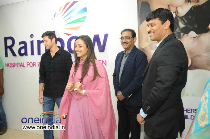 Mahesh Babu and Namrata Shirodkar launches Rainbow Hospital