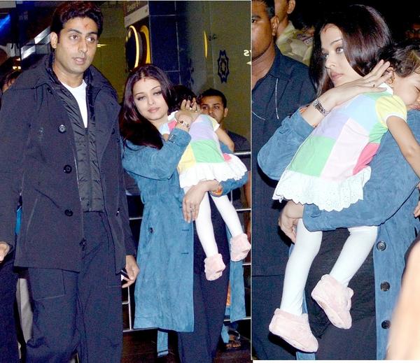 Family outing: Aishwarya Rai and Abhishek Bachchan spotted with daughter Aaradhya
