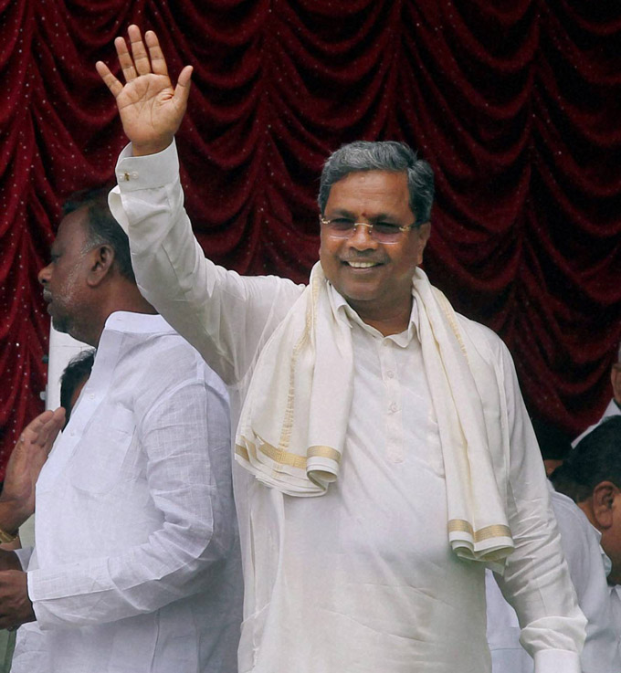 Siddaramaiah Sworn-In as Karnataka Chief Minister