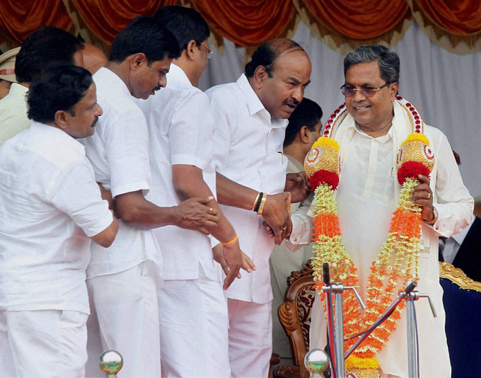Siddaramaiah Sworn-In as Karnataka Chief Minister