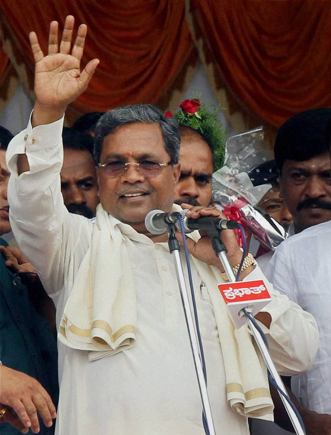 Siddaramaiah Sworn-In as Karnataka Chief Minister