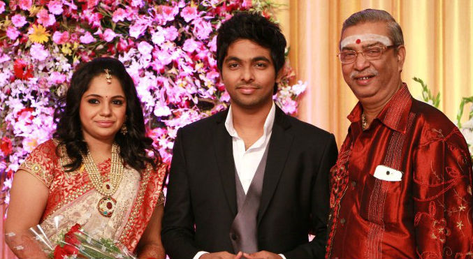 GV Prakash and Saindhavi Wedding Reception Pictures