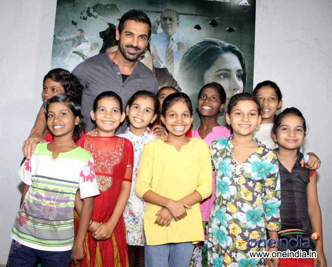 John Abraham snapped promoting Madras Cafe