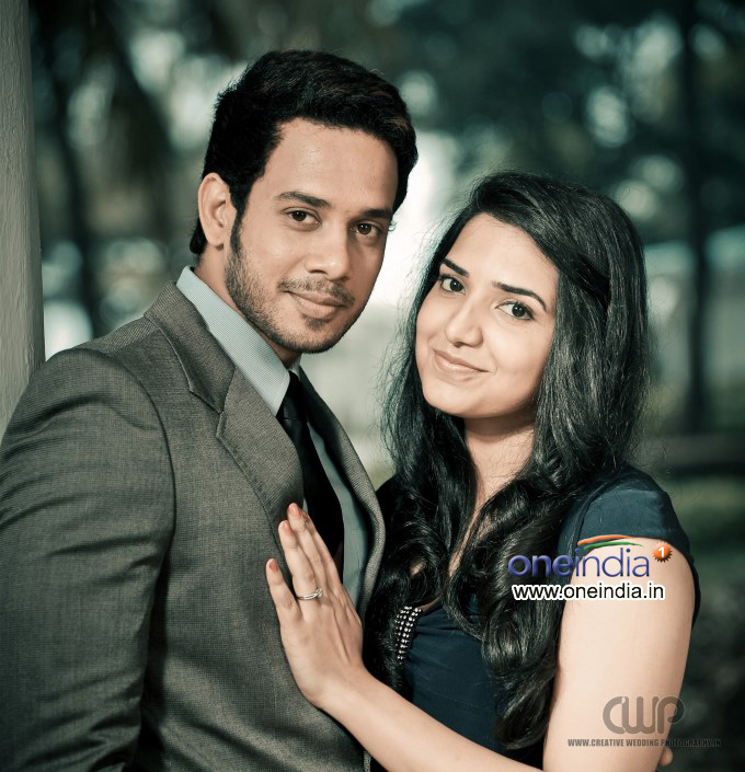 Actor Bharath and Jesslie wedding photoshoot
