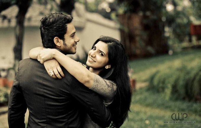 Actor Bharath and Jesslie wedding photoshoot