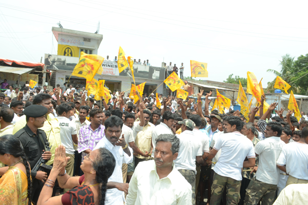 Chandra Babu Yathra at Rajupalem