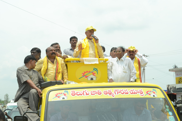 Chandra Babu Yathra at Rajupalem