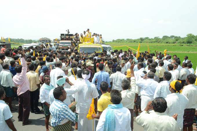 Chandra Babu Yathra at Rajupalem