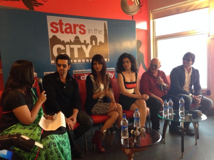 Krrish 3 film promotion at New Delhi