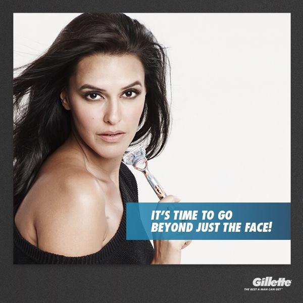 Neha Dhupia and Chitrangda Singh's print ads for Gillette Venus Razor