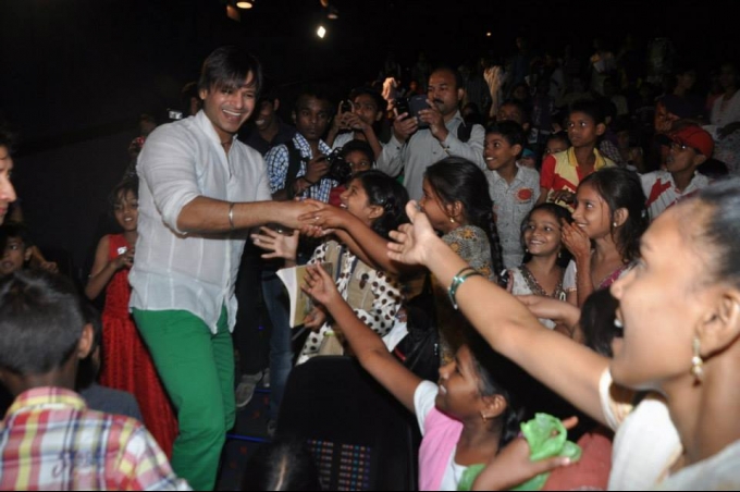 Vivek Oberoi at the special screening of Krrish 3 for kids