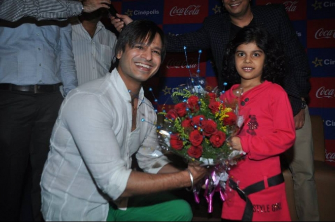 Vivek Oberoi at the special screening of Krrish 3 for kids