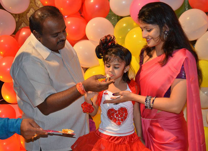Radhika Kumaraswamy Daughter Shamika Birthday Bash