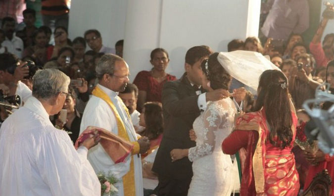 Meera Jasmine Weds Anil John Titus