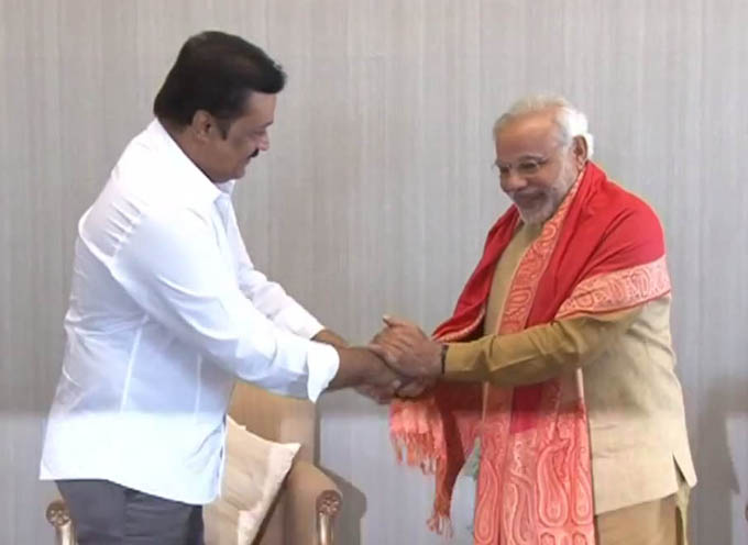 Suresh Gopi meets Narendra Modi