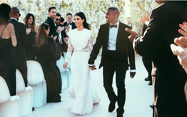 Kim Kardashian and Kanye West Wedding