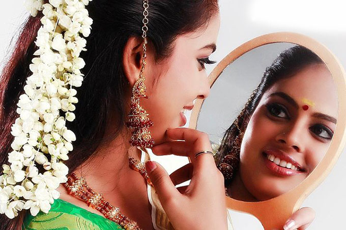 Actress in Makeup Room
