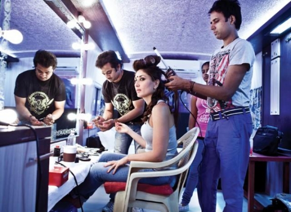Actress in Makeup Room