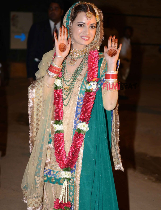 Dia Mirza And Sahil Sangha's Wedding Ceremony