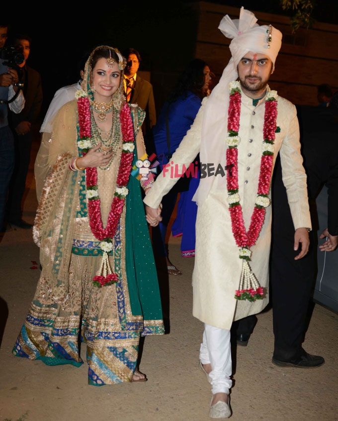 Dia Mirza And Sahil Sangha's Wedding Ceremony