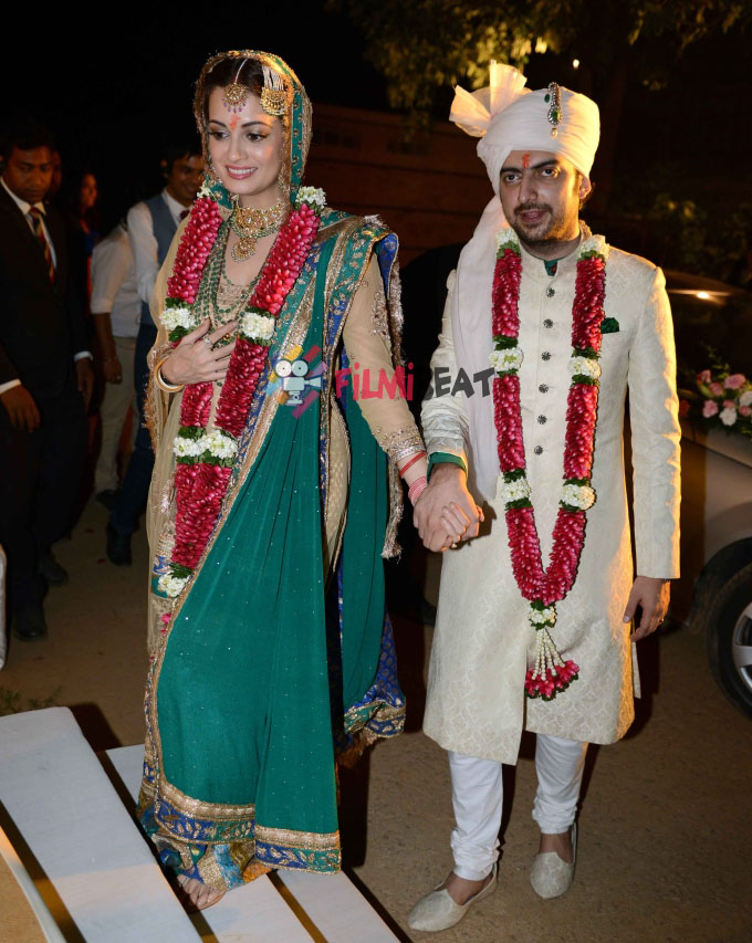 Dia Mirza And Sahil Sangha's Wedding Ceremony