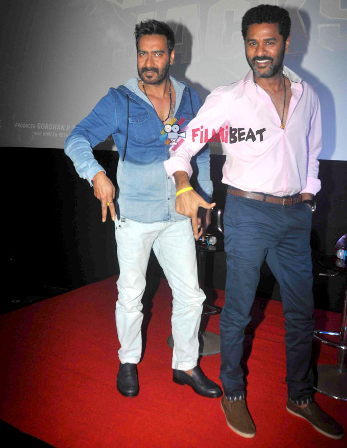 Ajay Devgn And Prabhu Deva Promote Action Jackson