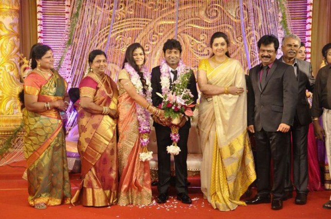 Pandiarajan Son Pallavarajan Wedding Reception