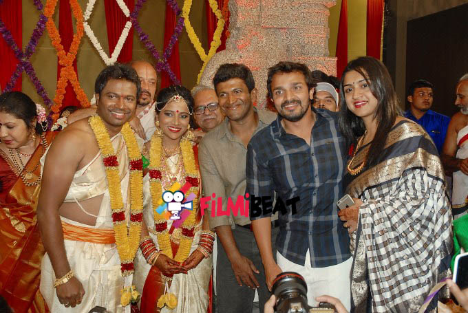 T S Nagabharana's Son Pannaga Weds Nikita Priya