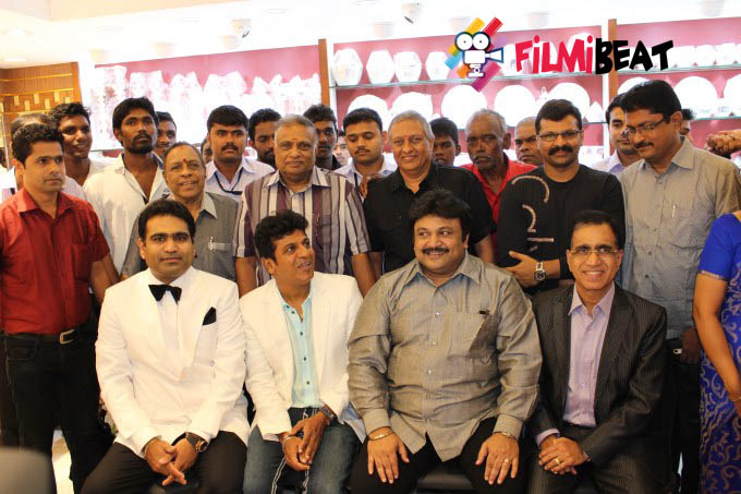 Actors Shivarajkumar and Prabhu Inaugurate Kalyan Jewellers - Jayanagar Bangalore