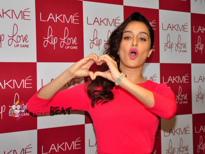 Shraddha Kapoor Launches Lakme Lip Love