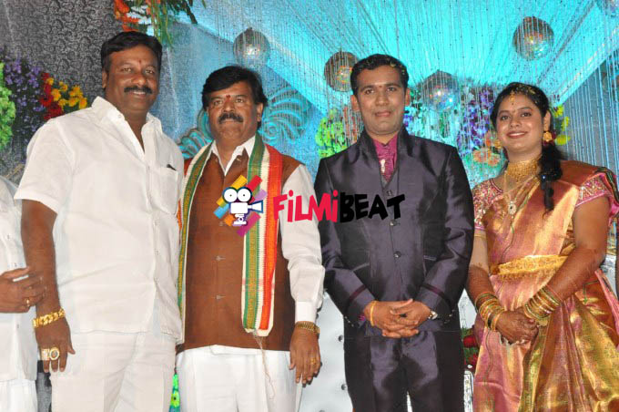 Pratani Rama Krishna Goud's Son Dr Rakesh, Anusha Marriage Reception