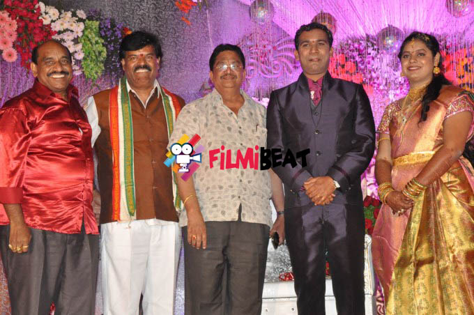 Pratani Rama Krishna Goud's Son Dr Rakesh, Anusha Marriage Reception